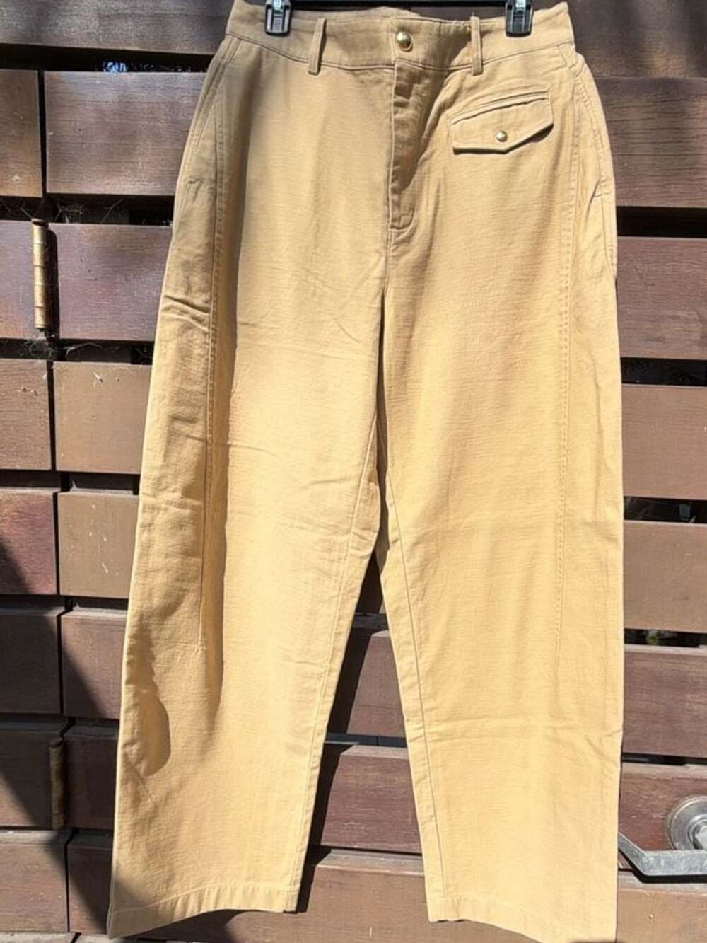 Rag & Bone New York 100% Cotton Tan Khaki Loopback Casual Pants